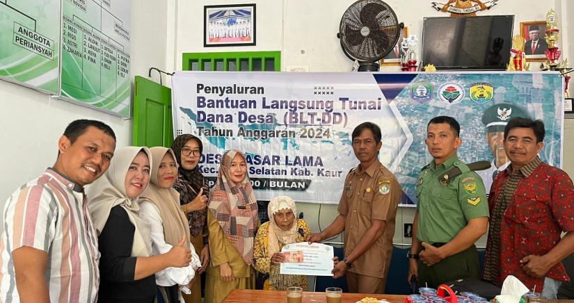 Desa Pasar Lama Bagikan BLT DD Tahap 1 untuk, Masyarakat Gembira.