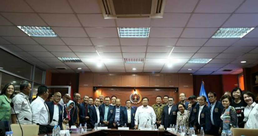 Kunjungan Capres No 02 Ke PWI
